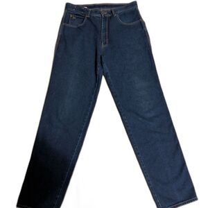 VTG Lucky Star 32x34 (fits 31x33) Straight Leg Blue Jeans 100% Cotton EUC 90's